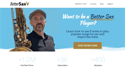 Desktop Screenshot of bettersax.com